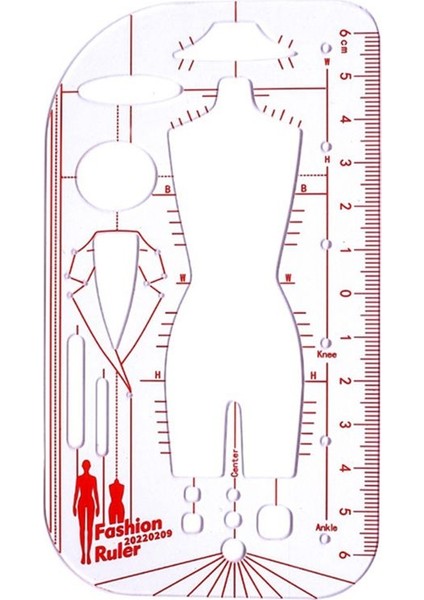 Dikiş Cetveli Kapitone Cetvel Moda Çizim Cetveli (Yurt Dışından)