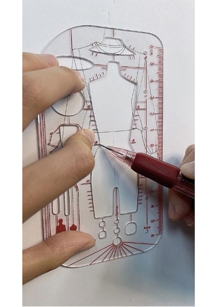 Dikiş Cetveli Kapitone Cetvel Moda Çizim Cetveli (Yurt Dışından) indirimleri