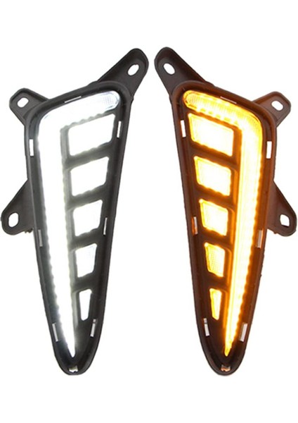 Toyota C-Hr Chr Için LED Drl Sürüş Sis Lambası 2016-2021 Ön Gündüz Çalışma Işığı ile Dinamik Sıralı Dönüş Sinyali (Yurt Dışından) fırsatları