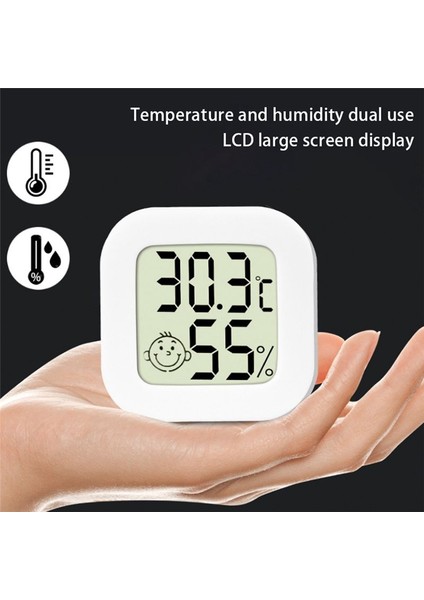 Sıcaklık ve Nem Ölçer Kapalı Ofis Termometre Dijital Ölçüm Sıcaklık Dört Renk (Yurt Dışından) indirimleri
