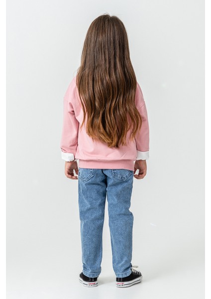 Bb Taşlı Sweatshirt Kız Çocuk 3\'lü Takım - 26K 6333 fırsatları