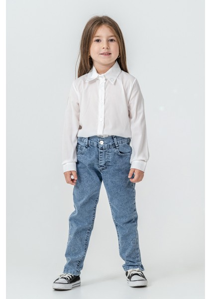 Bb Taşlı Sweatshirt Kız Çocuk 3\'lü Takım - 26K 6333 indirimleri