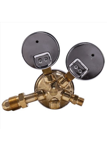 3x Oksijen Gaz Şişesi Regülatörleri O2 Azaltma Basınç Inhaler Çift Gösterge Regülatörü Oksijen Tankı Regülatörü (Yurt Dışından) indirimleri