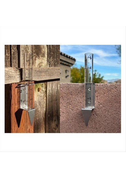 5 Inç Kapasiteli Tüplü Dış Mekan 2&#39 Den 1 Paslanmaz Çelik Tutucu - Bahçe Için Hassas Yağmur Ölçümü Çimenler (Yurt Dışından) fiyatları