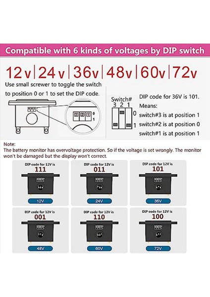 2x 12V 24V 36V 48V 60V 72V LED Pil Monitör Göstergesi Pil Yakıt Göstergesi Lityum Iyon Pil Test Cihazı (Yurt Dışından) modelleri