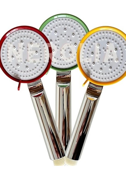 Turbo Yüksek Basınçlı Duş Seti - Su Tasarruflu Masaj Başlığı ve Pvc Banyo Hortumu ile (Renk Asortidir) fiyatları