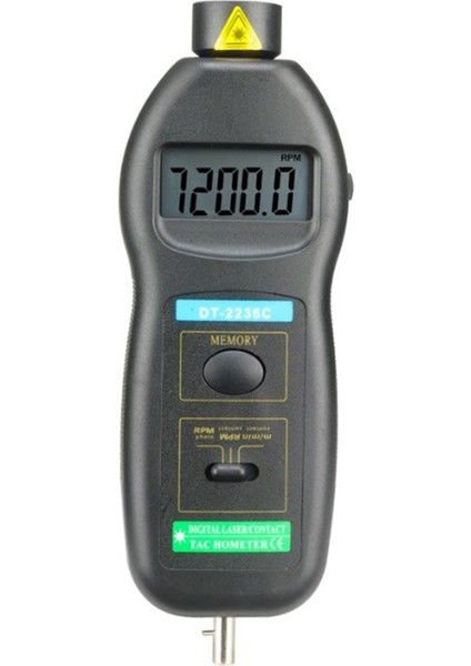 DT2236C Dijital Takometre Ikinci Ikili Çift Amaçlı Kontak Temas Olmayan Takometre Otomatik Aralık Dijital Takometre (Yurt Dışından)