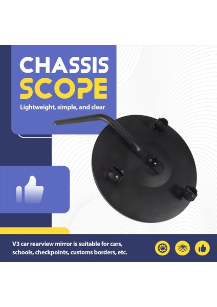 Alt Takım Denetimi Aynası Araç Inceleme Güvenliği Altında Büyütme Aynası Su Geçirmez Katlanabilir Ayarlanabilir Açılış (Yurt Dışından) fırsatları