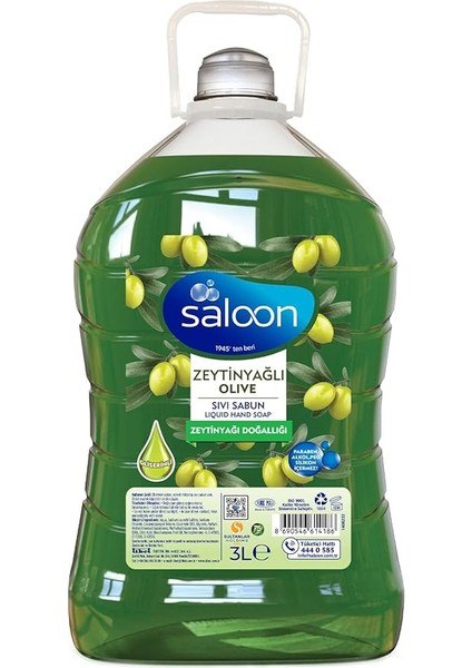Sivi Sabun Zeytinyağli 3 L