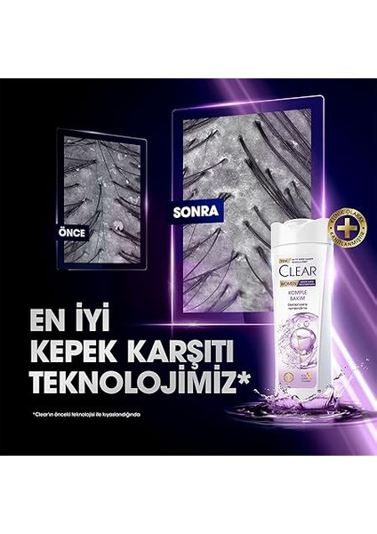 Women Komple Bakım Vitamin Kompleksi Kepeğe Karşı Etkili Şampuan 350 ml fırsatları