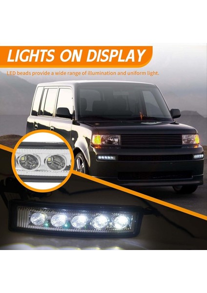 Ön Tampon LED Sis Işığı Scion Xb 2003-2007 Gündüz Koşu Işık Aksesuarları 0859052820 (Yurt Dışından) fiyatları