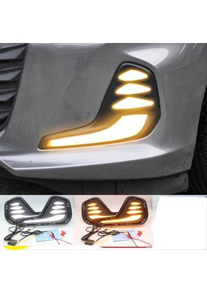 Chevrolet Için Cavalier 2020 2021 2022 Araba Gündüz Koşu Işığı Sinyal Far Far Sis Far Kapağı A (Yurt Dışından) indirimleri