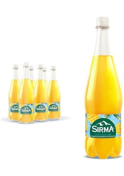 Sırma Mango & Ananas Aromalı C Vitaminli Maden Suyu 1l x 6 fiyatları