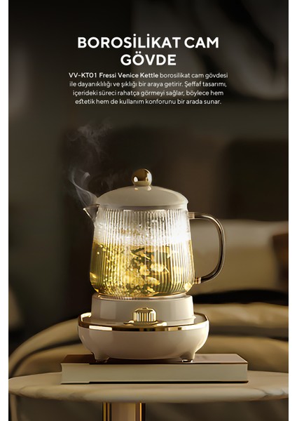 YSB-GC03 Venice Beyaz Kettle fiyatları