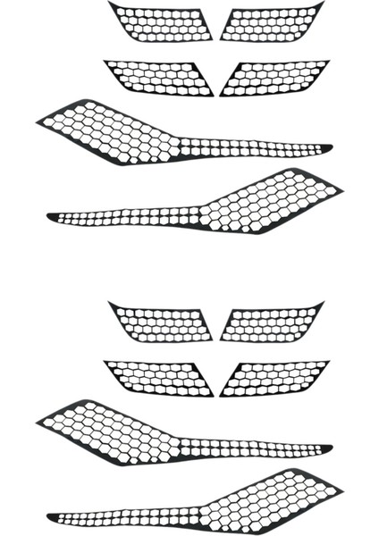 Peugeot 3008 3008GT 17-19 Arka Kuyruk Işık Lambası Kapağı Petek Etiketleri Koruyucusu Arka Lamba Dekorasyon Dekal (Yurt Dışından)