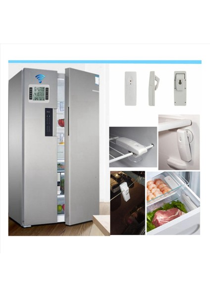 2x Kablosuz Buzdolabı Termometresi Dijital Dondurucu Termometre Sıcaklık Monitörü Kapalı Dış Mekan Için 4 Sensörlü (Yurt Dışından) modelleri