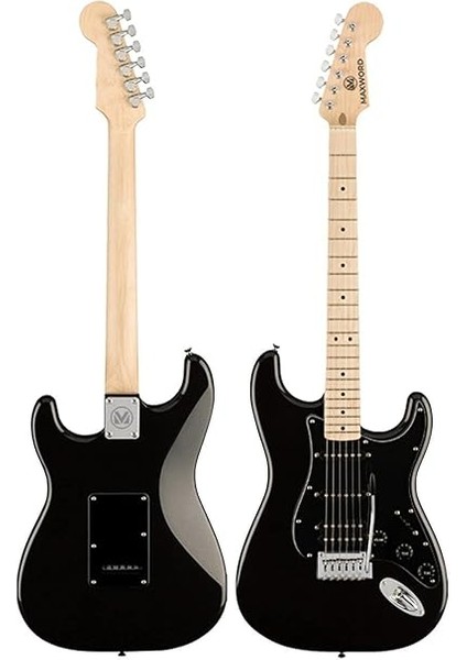 MAP-35BK Maple Klavye Ssh Profesyonel Elektro Gitar Seti fırsatları
