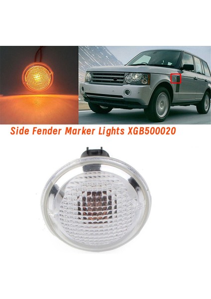 1pcs Fender Yan Işaretçi Işıkları XGB500020 Land Rover Range Rover L322 03-12 Turn Sinyal Tekrarlayıcı Lamba Lens Muhafazası (Yurt Dışından) fırsatları