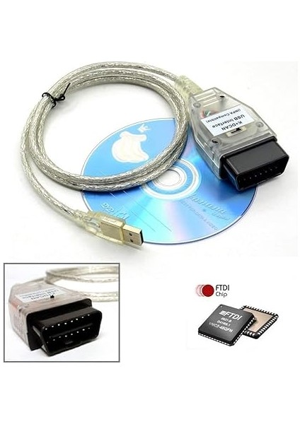 Inpa Obd Dcan Kcan Kdcan K+Dcan Ediabas D Geçiş Yapabilirsiniz FT232RQ Obdıı Kodlama Arayüz Kablosu fiyatları