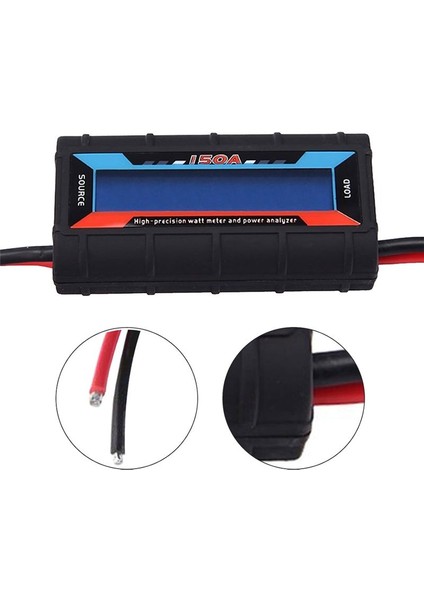 150A Yüksek Hassas Watt Metre Güç Analizörü Arka Işık LCD Wattmetre 150A Power Metre Analiz Enstrümanı (Yurt Dışından) fırsatları