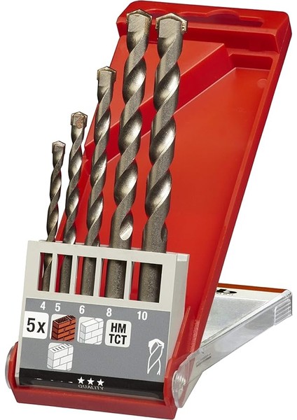 Beton Matkap Uç Seti 5 Parça 4-10 mm - 49038500