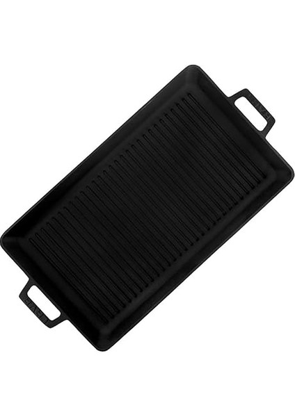 Metal Demir Saplı Döküm Izgara Tava, 24X45 cm modelleri