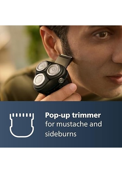 3000 Serisi Tıraş Makinesi, Islak ve Kuru Kullanım, 5d Esnek Başlık, Powercut Bıçaklar, Hassas Ciltler Için, S3144/00 indirimleri