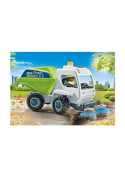 City Action 71432 Süpürge, Şehir Temizliği, Döner Süpürme Fırçaları, 4 Yaş ve Üzeri Çocuklar Için Oyuncak fırsatları