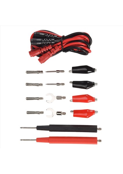 16PCS Multimetre Test Probu Testi Kuadları Kiti Dijital Multimetre Timsah Klipsleri Için Test Kabloları Problarını Değiştirin U Tür Prob (Yurt Dışından) fiyatları