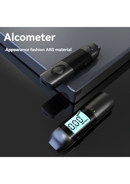 Dijital Alkol Test Cihazı USB Şarj Edilebilir Yüksek Hassas Breathalyzer Alcommeter LCD Ekran Profesyonel Taşınabilir (Yurt Dışından) fırsatları