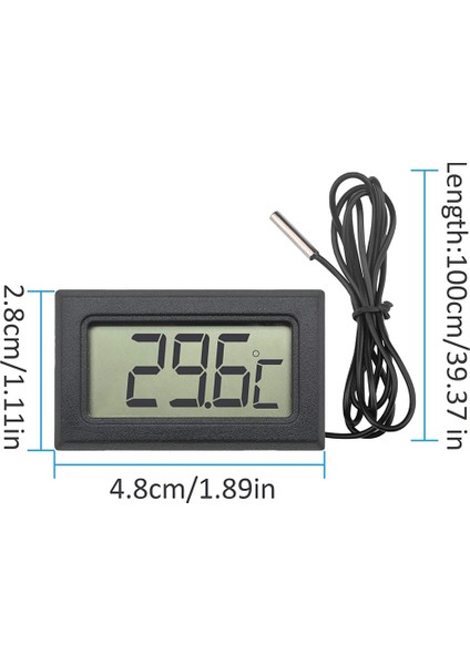 Dijital LCD Termometre -50 ° C - +110 ° C Buzdolabı Dondurucu Buzdolabı Akvaryum Için 1m Ntc Problu Sıcaklık Monitörü (Yurt Dışından) fırsatları