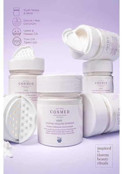 Arındırıcı ve Aydınlatıcı Toz Enzim Peeling Temizleyici fırsatları