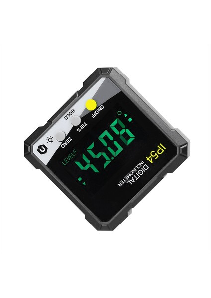 IP54 4X90 ° Taşınabilir Dijital Eğitim LCD Arka Işık Dijital Prostroce Slepe Sadece Dijital Açılı Cetvel (Sarı) (Yurt Dışından) modelleri