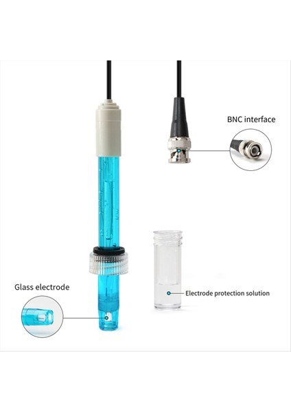 Ph Elektrot Sensörü Prob Fabrika Sektör Laboratuvarı Havuz Su Analizörü Ph Metre Test Cihazı Ph Probu Bnc Konnektörü (Yurt Dışından) indirimleri