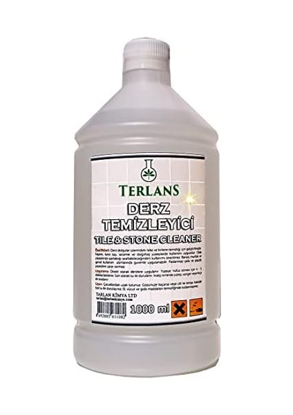 Terlans Fayans Arası Derz Temizleyici Tuvalet Taşı Temizleyici Tile & Stone Cleaner 1000 ml modelleri