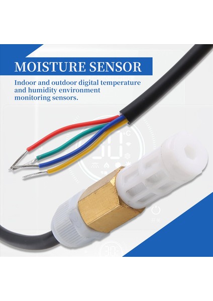 SHT30 Su Geçirmez Sıcaklık ve Nem Sensörü Prob Dijital Sıcaklık ve Nem Çevre Izleme Sensörü (Yurt Dışından) indirimleri