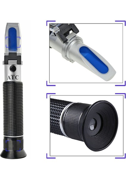 Deniz Suyu ve Deniz Balık Tutma Akvaryumu Için 2x Tuzluluk Refraktometresi 0-100 Ppt Otomatik Sıcaklık Telafisi (Yurt Dışından) fırsatları