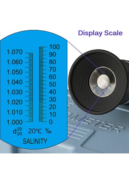 Deniz Suyu ve Deniz Balık Tutma Akvaryumu Için 2x Tuzluluk Refraktometresi 0-100 Ppt Otomatik Sıcaklık Telafisi (Yurt Dışından) indirimleri