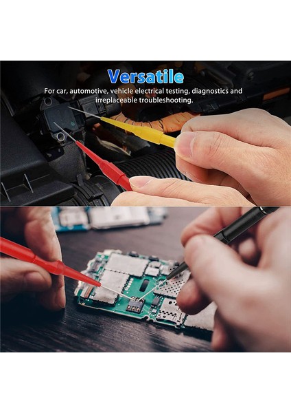 25 Adet Otomotiv Test Kurşun Kiti Arka Prob Timsah Klipsi Timsah Klipsi 4mm Muz Fiş Test Probu Arka Prob (Yurt Dışından) fırsatları
