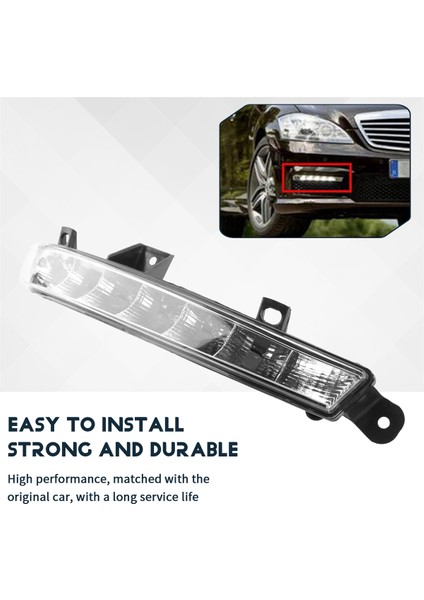 Araba Sağ Taraf Drl LED Sis Lambaları Işıklar Mercedes Benz W221 S63 Amg 2007-2013 2218201456 (Yurt Dışından) indirimleri