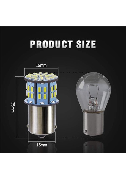 40X Süper Parlak 3014 50 Smd Beyaz 1156 1141 1003 BA15S Camper Römorku Için Ampuller Deniz Botu Gövdesi (Yurt Dışından) fırsatları
