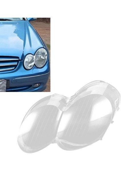 Araba Ön Far Kapağı Abajur Lambası Lamba Far Farlar Lens Kapağı Mercedes-Benz Sl 2004-2007 Sol (Yurt Dışından) modelleri
