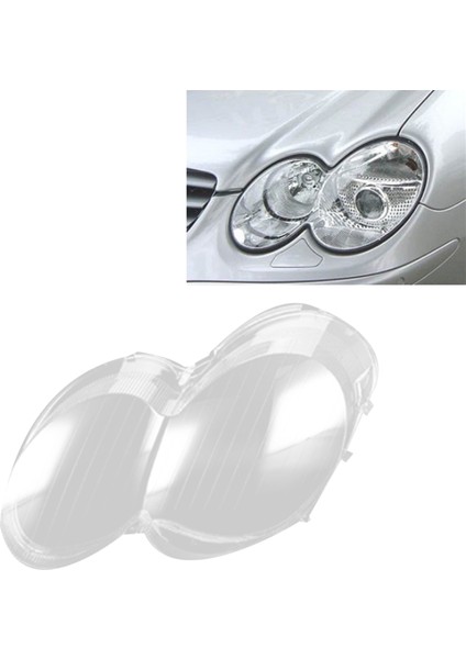 Araba Ön Far Kapağı Abajur Lambası Lamba Far Farlar Lens Kapağı Mercedes-Benz Sl 2004-2007 Sol (Yurt Dışından) fırsatları