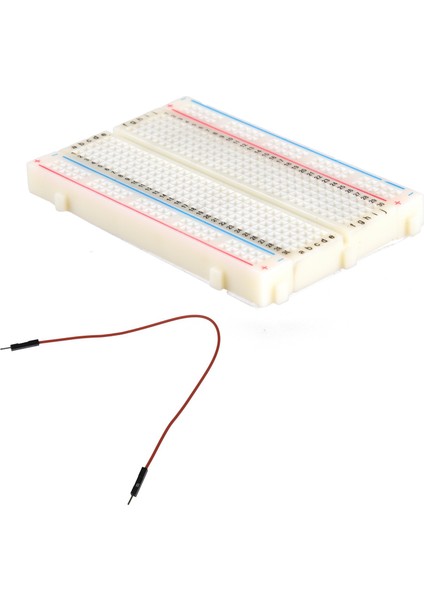 Breadboard Deney Tahtası Breadboard 400 Kontaklar ve 40PCS 20CM 2 54MM Erkek - Erkek Breadboard Jumper Tel Kablosu Arduino (Yurt Dışından) fiyatları