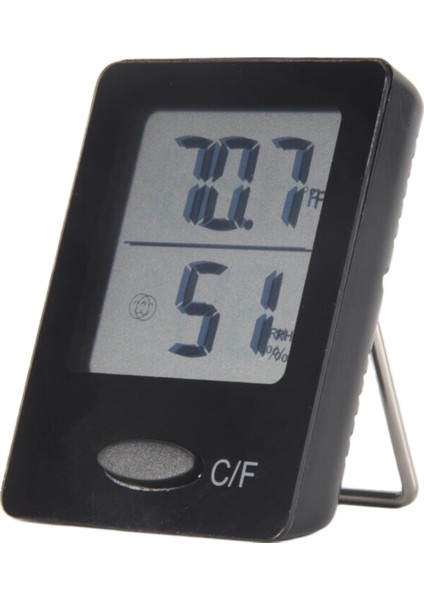 Nem Göstergesi Oda Termometresi Higrometre Hava Konforu Göstergesine Sahip Mini Boyutta Kapalı Termometre Siyah 1 Paket (Yurt Dışından)