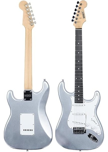 RPH-30SL-ST Gül Klavye Silver Strat Kasa Sss Elektro Gitar Seti fırsatları