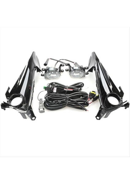 Drl Gündüz Çalışan LED LED Sis Farları+Toyota Corolla Hatchback 4 Doors 2019-21 (Yurt Dışından)