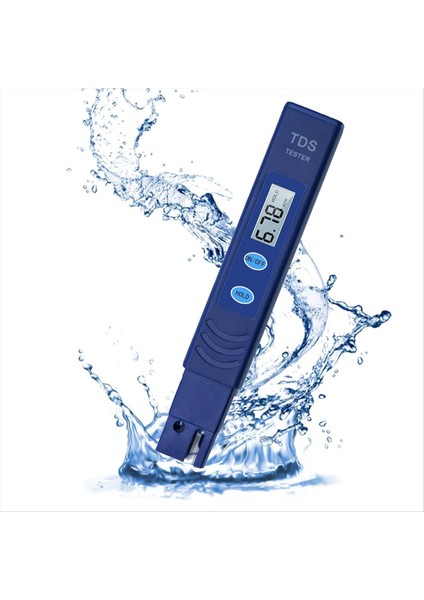 Tds Metre Dijital Su Testi Ev Içme Akvaryumları Için 0-9999 Ppm Ölçüm Aralığına Sahip Su Testi Cihazı (Yurt Dışından)