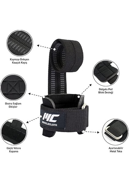 Big Grip Pro Lifting Straps Siyah fiyatları