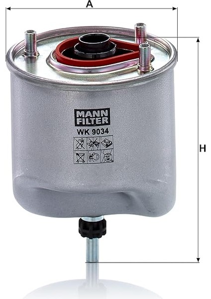 Yakıt Filtresi Wk 9034 (Peugeot-Citroen) modelleri